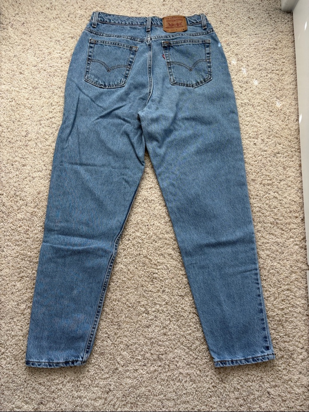 VINTAGE Levi's Blue Relaxed Straight Jeans Size 16